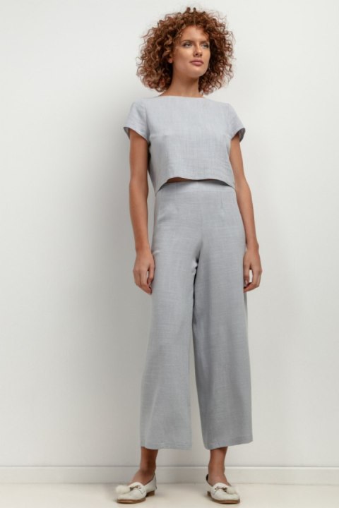 Spodnie Damskie Model T406 Grey Melange - Tessita - M