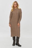 Sukienka Model S147 Cappuccino - Makadamia - uniwersalny