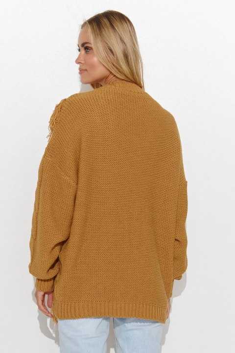Sweter Damski Model S135 Honey - Makadamia - uniwersalny Sweter Damski Model S135 Honey - Makadamia - uniwersalny