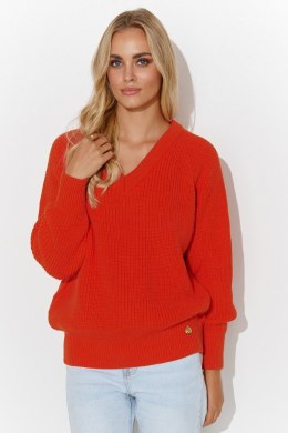 Sweter Damski Model S140 Orange - Makadamia - uniwersalny