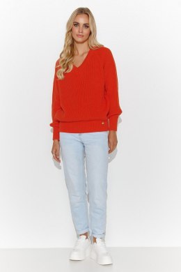 Sweter Damski Model S140 Orange - Makadamia - uniwersalny