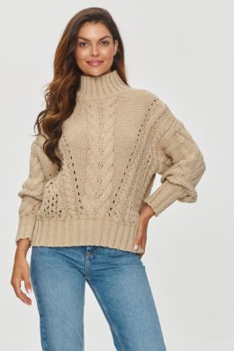 Sweter Damski Model S156 Beige - Makadamia - uniwersalny