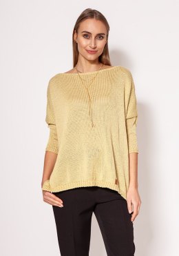 Sweter Damski Model SWE040 Gold - MKM - S/M