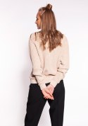 Sweter Damski Model SWE264 Beige - MKM - S/M Sweter Damski Model SWE264 Beige - MKM - S/M