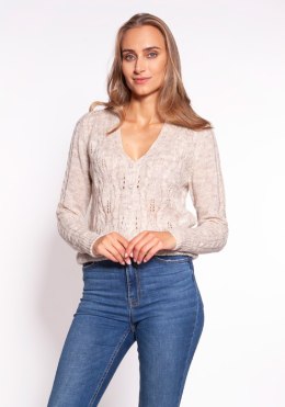 Sweter Damski Model SWE267 Beige - MKM - L