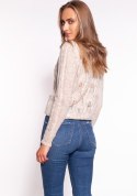 Sweter Damski Model SWE267 Beige - MKM - L Sweter Damski Model SWE267 Beige - MKM - L