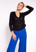 Sweter Damski Model SWE267 Black - MKM - s