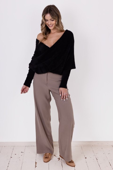 Sweter Damski Model SWE277 Black - MKM - S/M Sweter Damski Model SWE277 Black - MKM - S/M