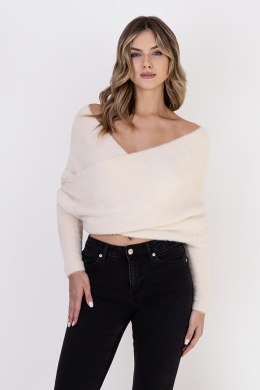 Sweter Damski Model SWE277 Ecru - MKM - S/M