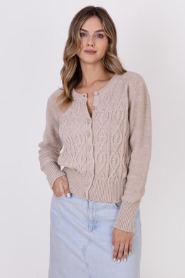 Sweter Damski Model SWE317 Beige - MKM - s