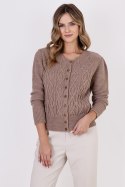 Sweter Damski Model SWE317 Mocca - MKM - M Sweter Damski Model SWE317 Mocca - MKM - M