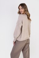 Sweter Damski Model SWE322 Beige - MKM - S/M Sweter Damski Model SWE322 Beige - MKM - S/M