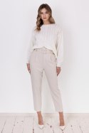 Sweter Damski Model SWE322 Ecru - MKM - S/M Sweter Damski Model SWE322 Ecru - MKM - S/M