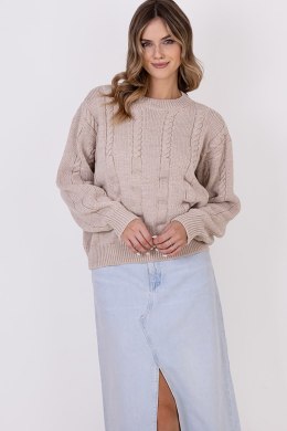 Sweter Damski Model SWE323 Beige - MKM - L/XL