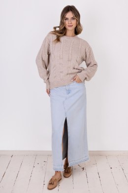 Sweter Damski Model SWE323 Beige - MKM - S/M