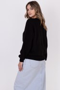 Sweter Damski Model SWE323 Black - MKM - S/M Sweter Damski Model SWE323 Black - MKM - S/M