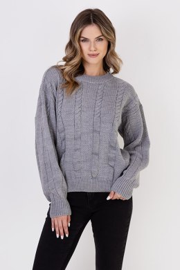Sweter Damski Model SWE323 Grey - MKM - L/XL