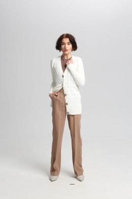 Sweter Damski Model SWE333 Ecru - MKM - XL
