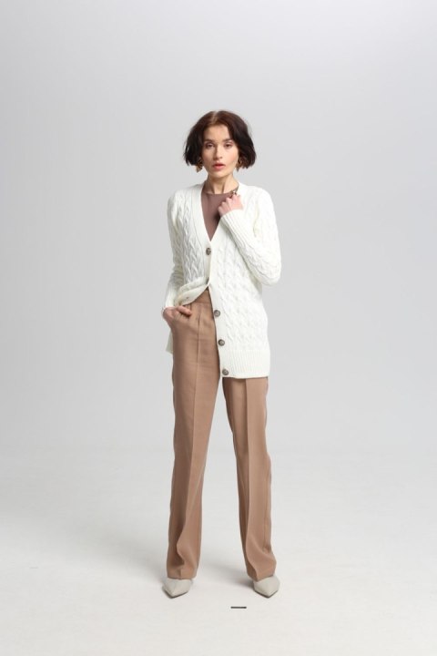 Sweter Damski Model SWE333 Ecru - MKM - XL