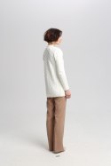 Sweter Damski Model SWE333 Ecru - MKM - XL