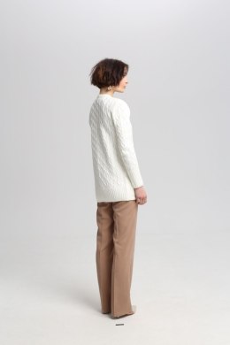 Sweter Damski Model SWE333 Ecru - MKM - XL