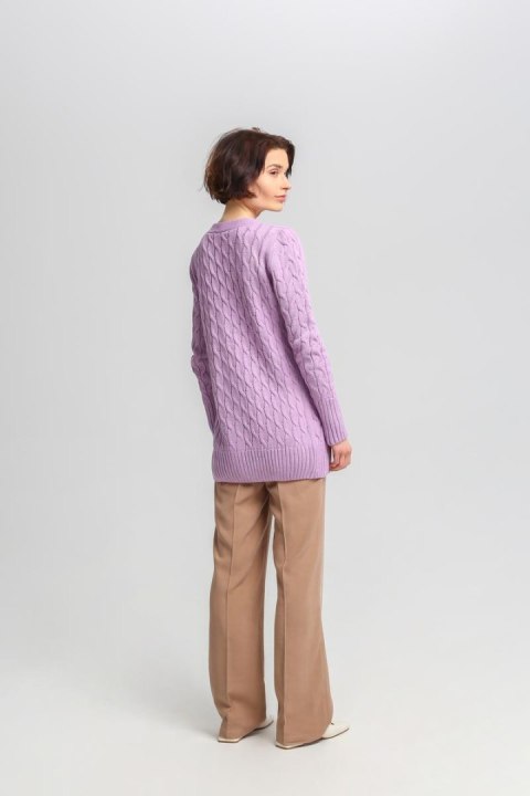 Sweter Damski Model SWE333 Lawenda - MKM - XL Sweter Damski Model SWE333 Lawenda - MKM - XL