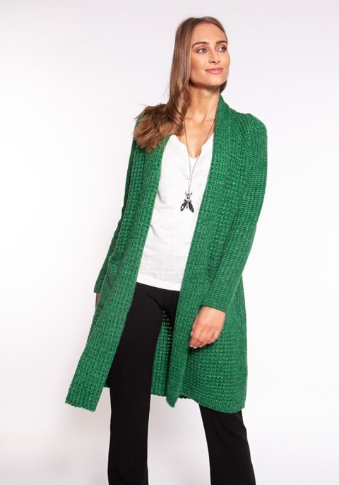 Sweter Kardigan Model PA015 Green - MKM - L