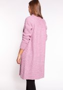 Sweter Kardigan Model PA015 Pink - MKM - L Sweter Kardigan Model PA015 Pink - MKM - L