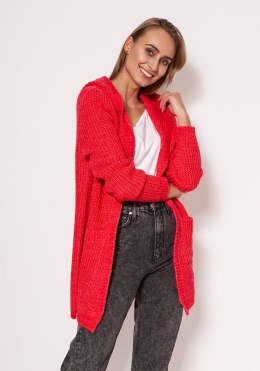 Sweter Kardigan Model PA018 Coral - MKM - S/M