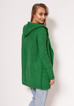 Sweter Kardigan Model PA018 Green - MKM - S/M