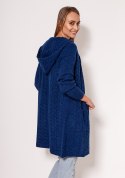Sweter Kardigan Model PA019 Cobalt - MKM - 2XL/3XL