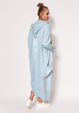 Sweter Kardigan Model PA020 Błękit - MKM - S/M
