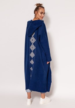 Sweter Kardigan Model PA020 Cobalt - MKM - S/M