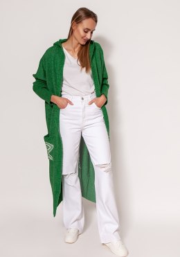Sweter Kardigan Model PA020 Green - MKM - S/M