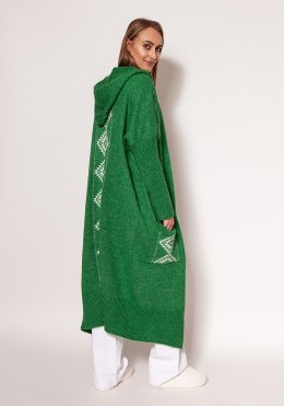 Sweter Kardigan Model PA020 Green - MKM - S/M