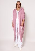 Sweter Kardigan Model PA020 Pink - MKM - S/M Sweter Kardigan Model PA020 Pink - MKM - S/M