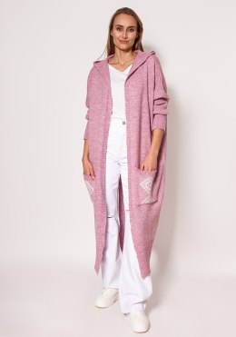 Sweter Kardigan Model PA020 Pink - MKM - S/M