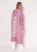 Sweter Kardigan Model PA020 Pink - MKM - S/M Sweter Kardigan Model PA020 Pink - MKM - S/M