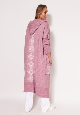 Sweter Kardigan Model PA020 Pink - MKM - S/M