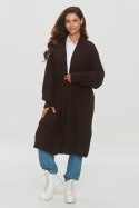 Sweter Kardigan Model S153 Czekolada - Makadamia - uniwersalny Sweter Kardigan Model S153 Czekolada - Makadamia - uniwersalny