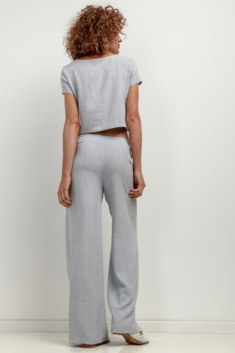 Spodnie Damskie Model T404 Grey Melange - Tessita - L Spodnie Damskie Model T404 Grey Melange - Tessita - L