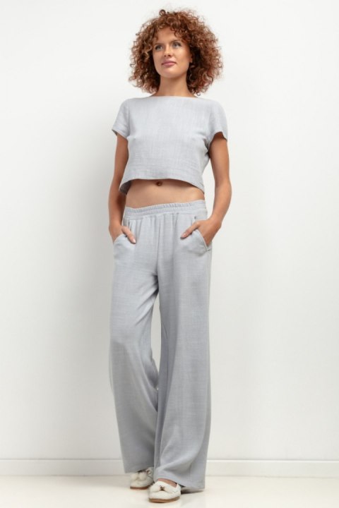 Spodnie Damskie Model T404 Grey Melange - Tessita - XS