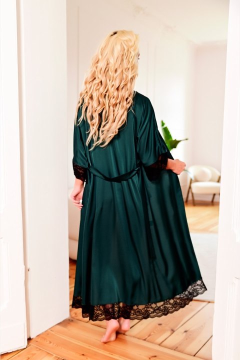 Szlafrok Podomka Model Sumatra satyna Green - Kalimo - L Szlafrok Podomka Model Sumatra satyna Green - Kalimo - L
