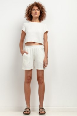 Szorty Damskie Model T402 White Sand - Tessita - XL