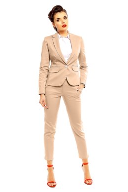 Spodnie Damskie Model 08 Beige - Cabba - 36