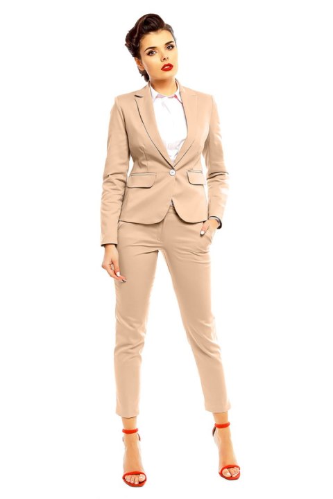 Spodnie Damskie Model 08 Beige - Cabba - 40 Spodnie Damskie Model 08 Beige - Cabba - 40