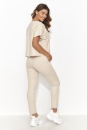 Spodnie Komplet Model NU472 Light Beige - Numinou - 36