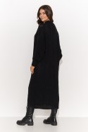 Sweter Kardigan Model NU_S91 Black - Numinou - uniwersalny Sweter Kardigan Model NU_S91 Black - Numinou - uniwersalny