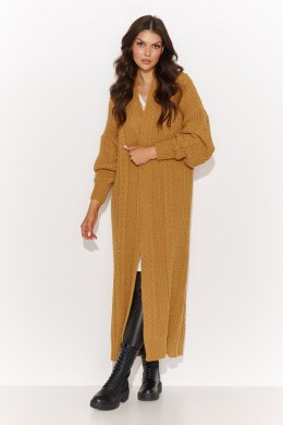 Sweter Kardigan Model NU_S91 Honey - Numinou - uniwersalny