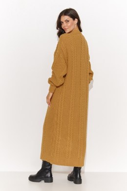 Sweter Kardigan Model NU_S91 Honey - Numinou - uniwersalny
